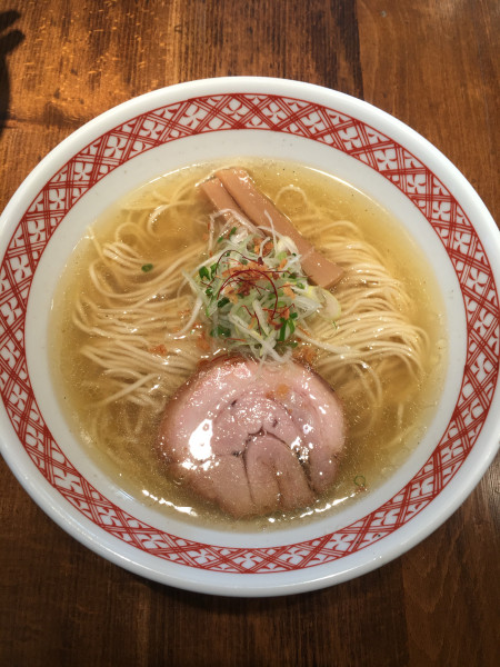 「白だしそば(850円)」@支那そば しんばの写真