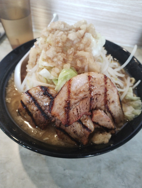 「ラーメン(全増し)」@自家製ラーメン麺屋ラッキーの写真