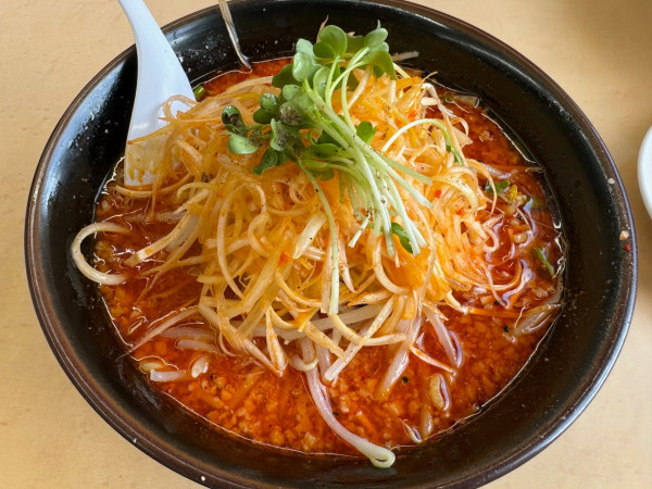 「大辛ラーメン」@くるまやラーメン 箕輪店の写真