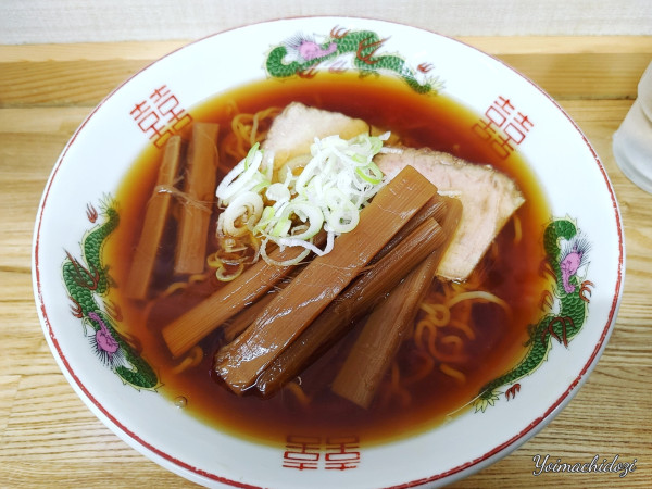 「メンマラーメン（中：700円）」@くどうラーメンの写真