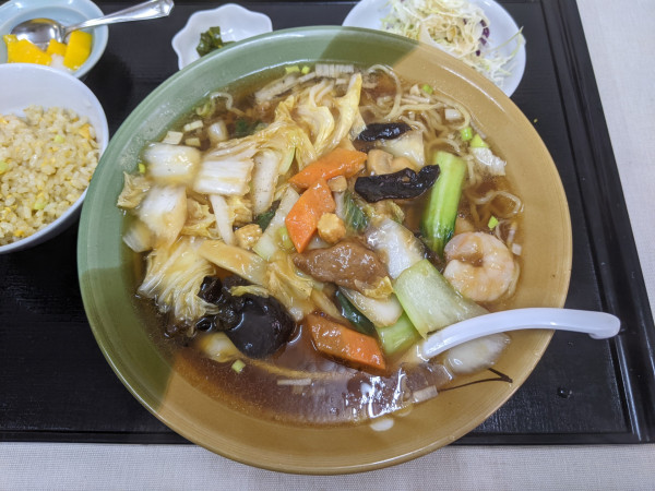 「五目タンメン：750円」@吉久屋の写真