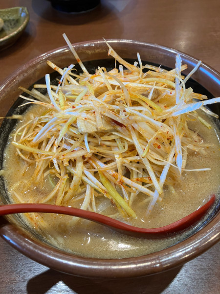 「北海道味噌　肉ネギラーメン」@麺場 田所商店 府中若松町店の写真