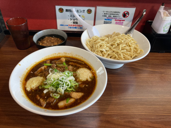 「カレーつけ満+アブラまさお1140円」@元祖スタミナ満点らーめん すず鬼 熊谷うえちゃん店の写真