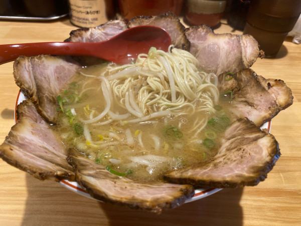 「チャーシュー麺白」@水田商店の写真