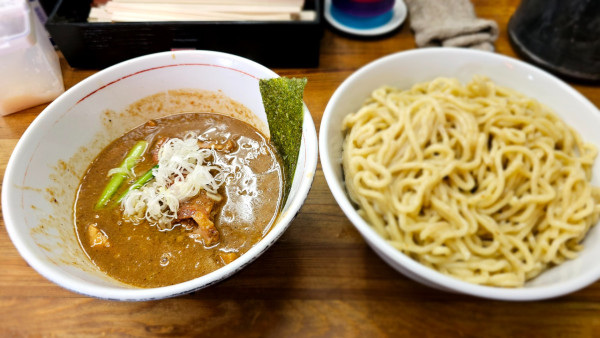 「全部のせつけ麺(濃厚)+大盛」@らぁめん 夢の写真