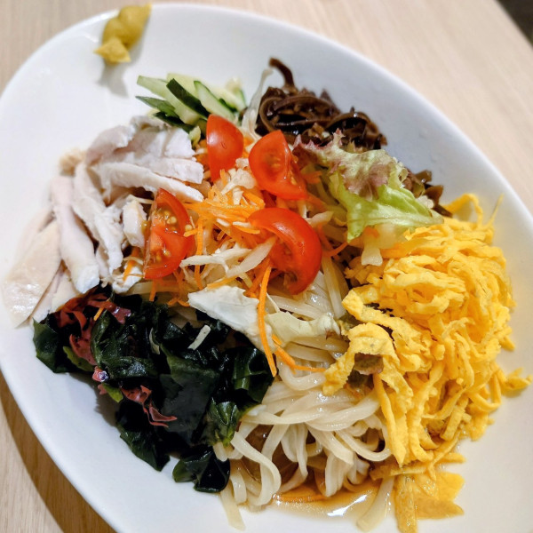 「冷やし中華」@らぁ麺 ななみの写真