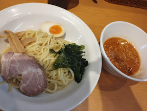 「本日のサービス品 つけ麺(680)」@大口家の写真