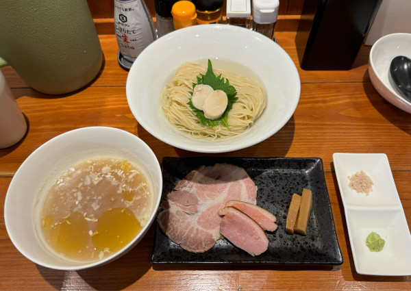 「【夏季限定】帆立の昆布水つけ麺」@麺屋 真心の写真