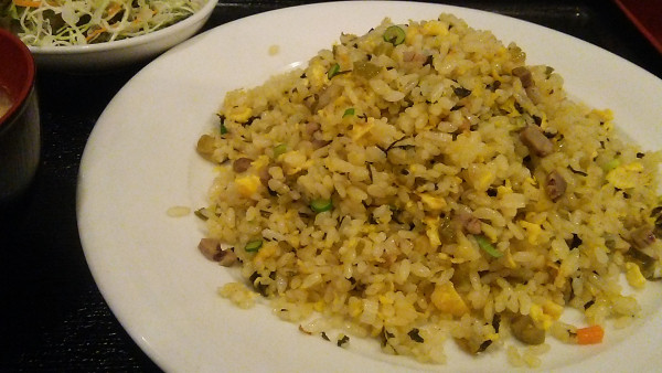 「Aランチ 高菜チャーハン 800円」@合楽園の写真