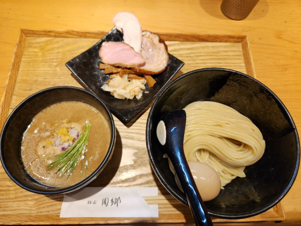 「煮玉子つけ麺」@麺屋 周郷 新橋店の写真