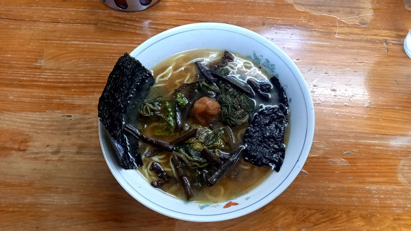 「山菜ラーメン」@むさしラーメンの写真