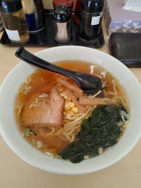 「らーめん 麺硬め ￥850円」@札幌手打ラーメン えぞふじ 大洲店の写真
