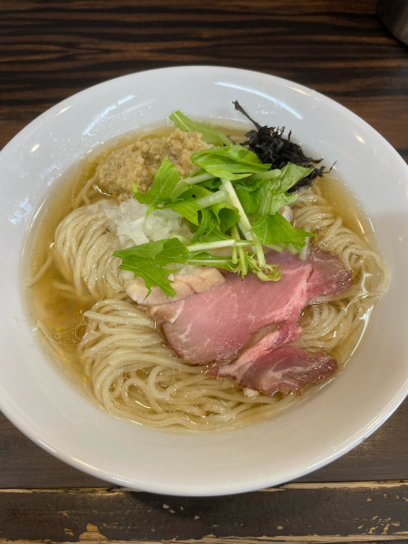 「限定 多重貝出汁そば(冷)」@中華そば 梟の写真