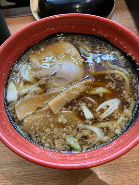 「旭川醤油らーめん」@無添くら寿司 いわき平店の写真