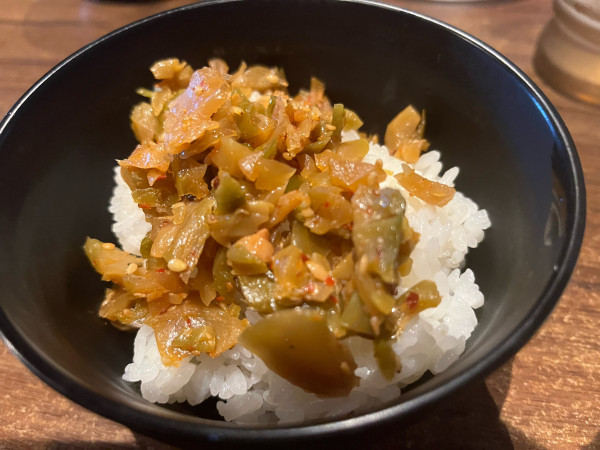 「汁なし担々麺」@赤麺 梵天丸 五日市本店の写真