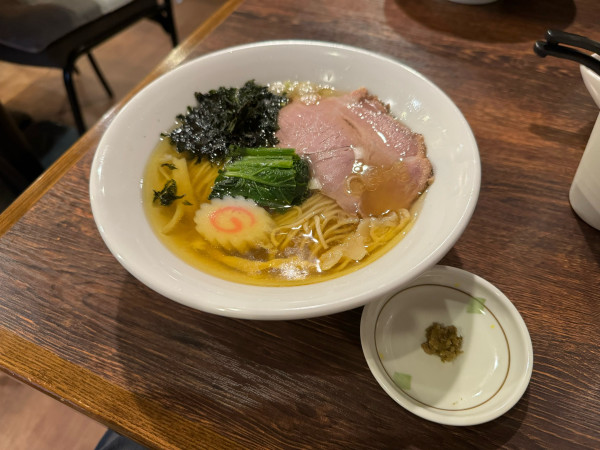 「塩そば（濃いめ&硬め）」@麺屋 真心の写真