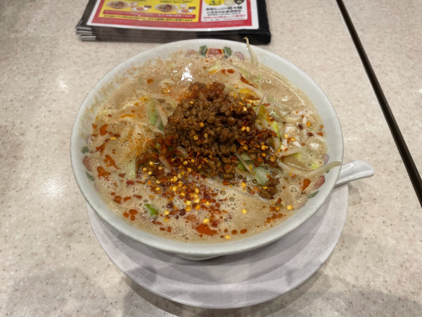 「野菜たっぷり担々麺」@餃子の王将 本川越店の写真