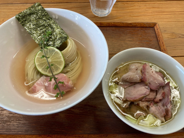 「昆布水つけ麺・ちょい肉増し」@YOKOKURA STOREHOUSEの写真
