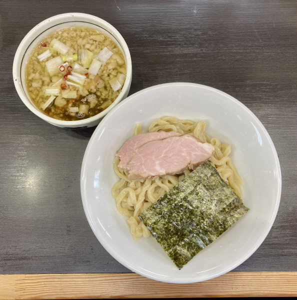 「坂戸つけめん 1100円(極太麺)」@自家製手打ち麺 禿の写真