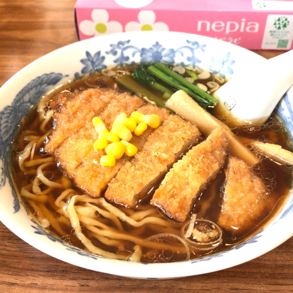 「とんかつラーメン」@ラーメン みなみの写真