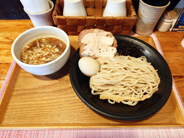 「チャーシューつけそば+味玉」@中華蕎麦 はざまの写真