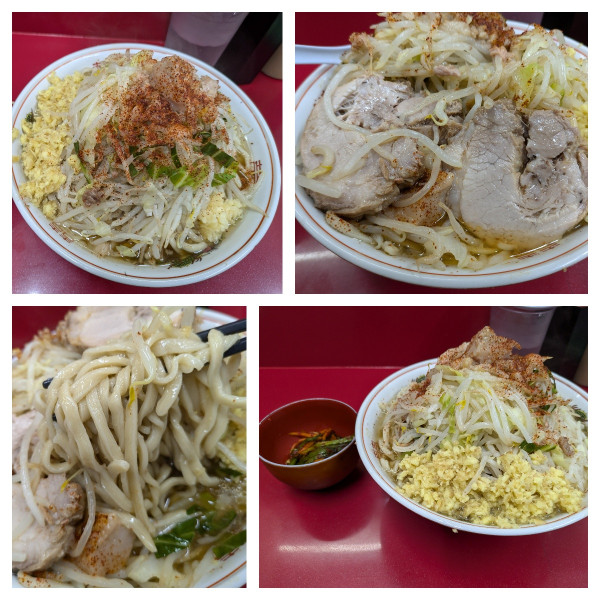 「大ラーメン➕塩➕キムチ➕生姜」@ラーメン二郎 越谷店の写真