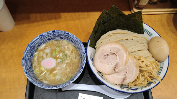 「つけめん味玉トッピング」@舎鈴 登戸店の写真