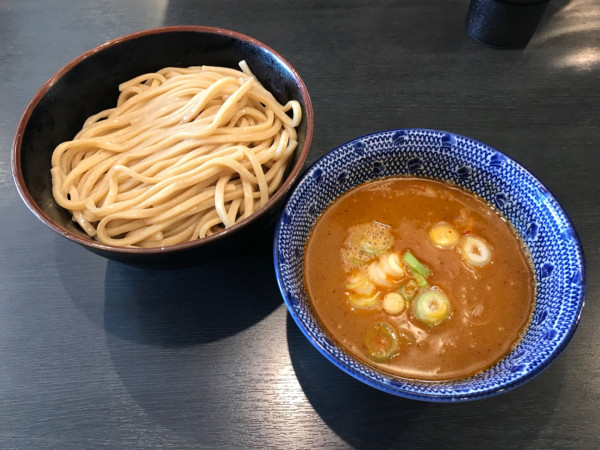「辛味つけ麺 （中盛）1,000円」@つけ麺ながおかの写真