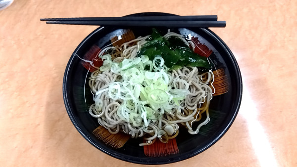 「冷しかけそば（３１０円）」@そば・うどん 八起家 西口店の写真