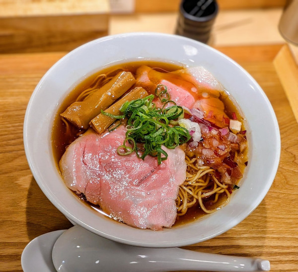 「熟成醤油 生姜中華そば」@中華そば 雷杏の写真