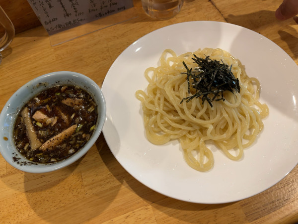 「つけそば900円（麺半分100g）」@中華つけ蕎麦 でき心の写真