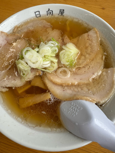 「チャーシューめん」@青竹手打ちラーメン 日向屋の写真