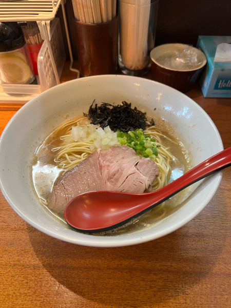 「煮干しそば　塩」@麺屋 烈の写真