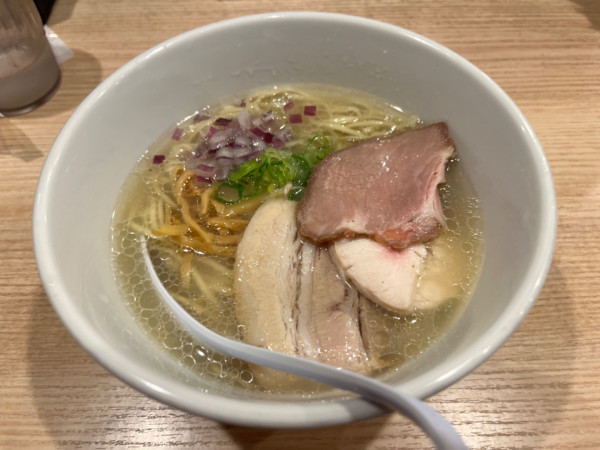 「はまぐり麺　塩」@中華そば みかわの写真