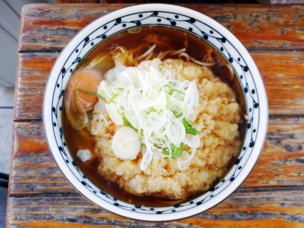 「天玉そば（400円）」@信州蕎麦処しなの 長野駅の写真