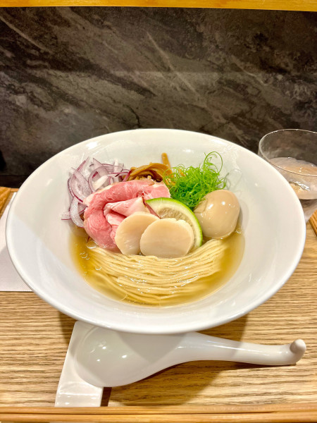 「【夏季限定】シジミとホタテの冷やし塩」@RAMEN MATSUIの写真