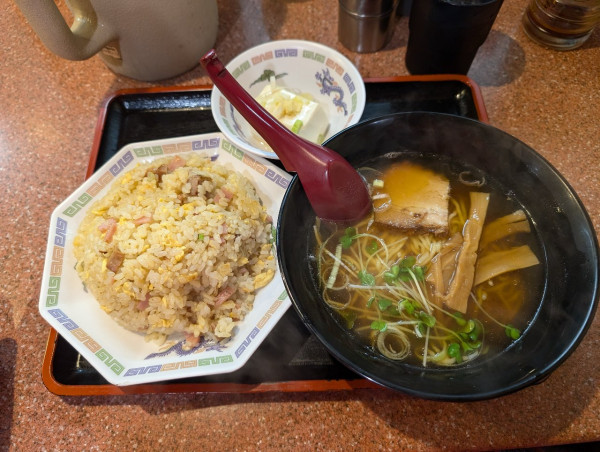 「チャーハンセット」@ラーメン王の写真