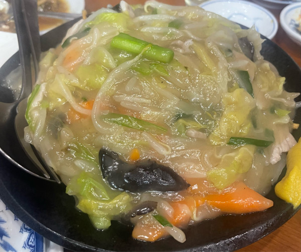 「かた焼きそば」@中華料理 十八番の写真