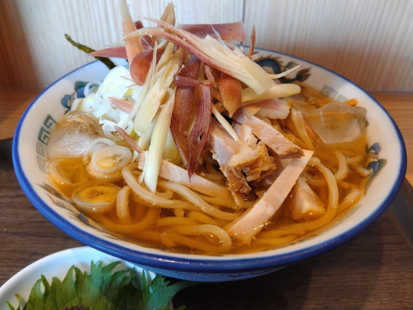 「茗荷冷やかけ+生七味」@舎鈴 Beans亀有店の写真