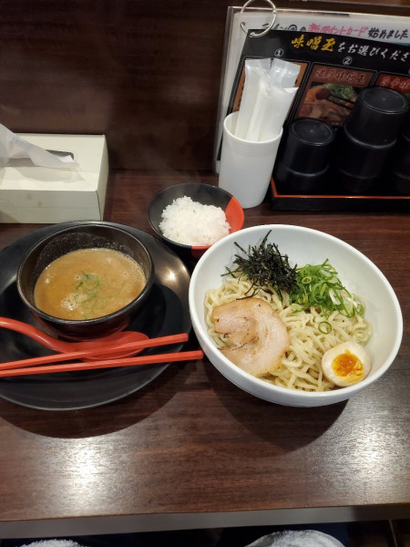 「味噌つけ麺@900」@濃厚味噌らーめん 刻の写真
