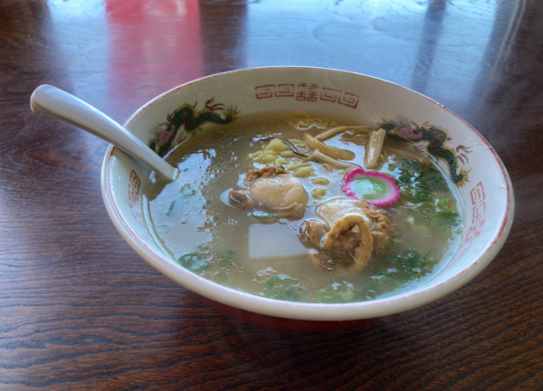「ほたてラーメン（塩味）」@食堂 最北端の写真