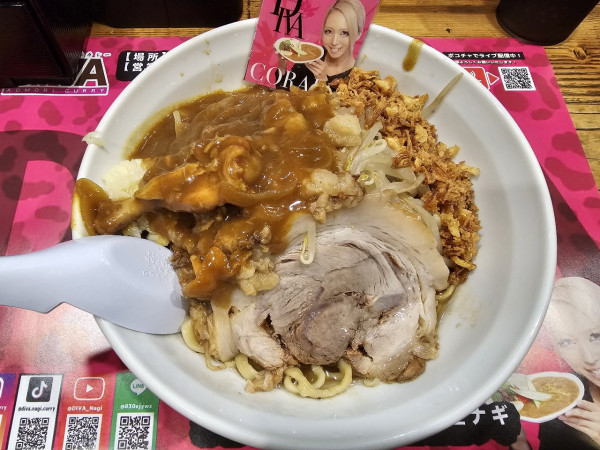 「【限定】ギャルのガチカレー汁なし　ニンニクアブラ　1300円」@夢を語れ青森の写真