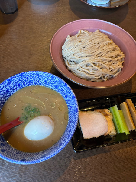 「冷やし豚骨魚介つけめん」@麺処 青野の写真