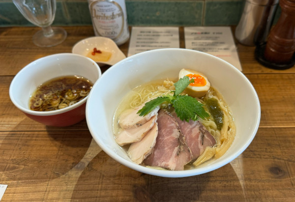 「スペシャル醤油つけ麺 ¥1350」@Ramen Free Birdsの写真