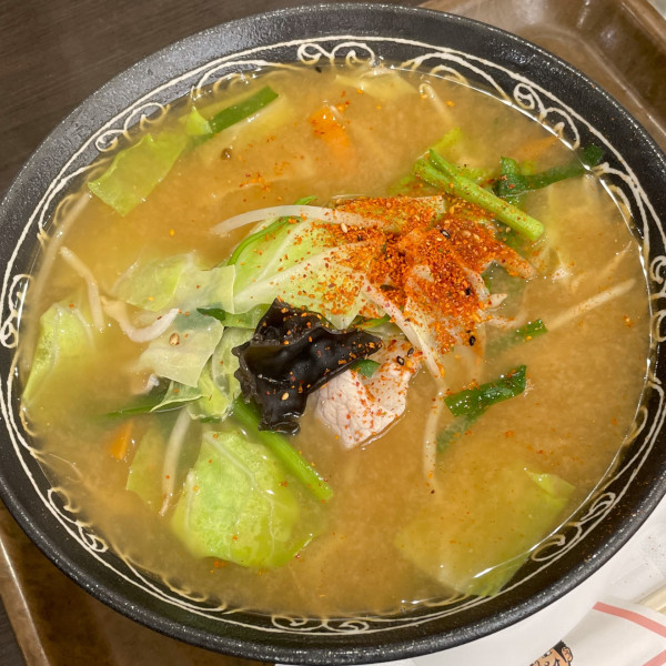 「タンメン（味噌）620円」@カプセル＆サウナ 川崎ビッグの写真