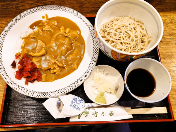 「カレーライスセット」@そば処 竹の家の写真