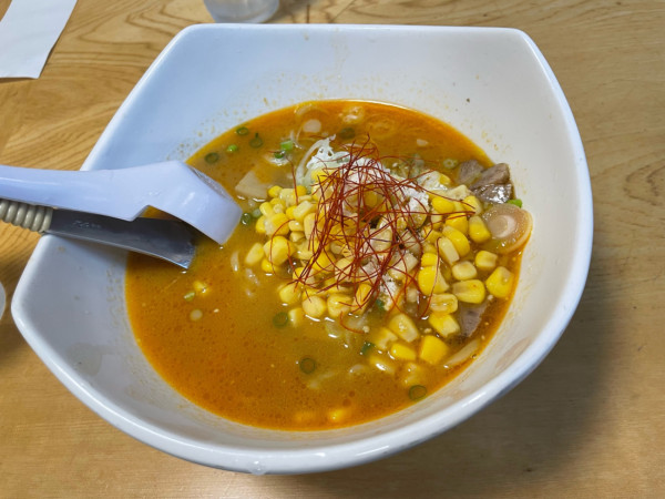 「ミルクみそラーメン税込1150」@牛乳屋食堂の写真