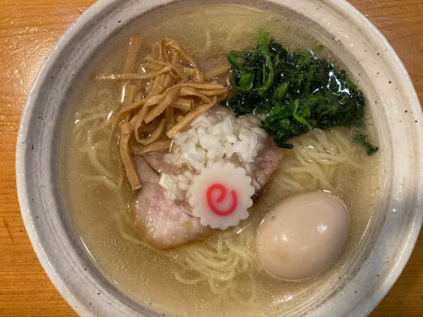 「味玉塩そば 980円」@自家製拉麺 暖田。の写真