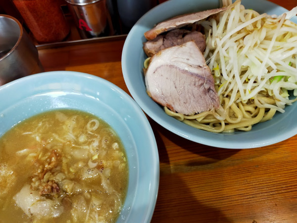 「つけ麺並（野菜・脂・醤油）」@ラーメン 盛太郎 神保町店の写真