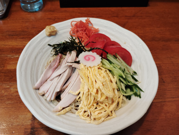 「夏限定　　冷やし中華　　　　1000円」@手打ち中華そば 竹の助の写真